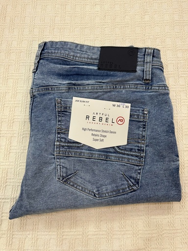 [BL2025041906] Rebel Men's Jeans - QJN 1689