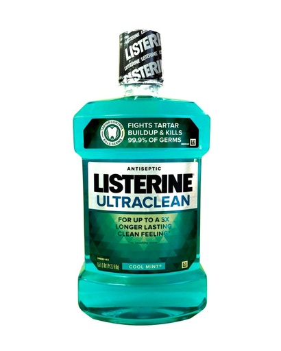 [LISTERINE ULTRACLEAN COOL MINT] Nước súc miệng Listerine Ultraclean 1.5L