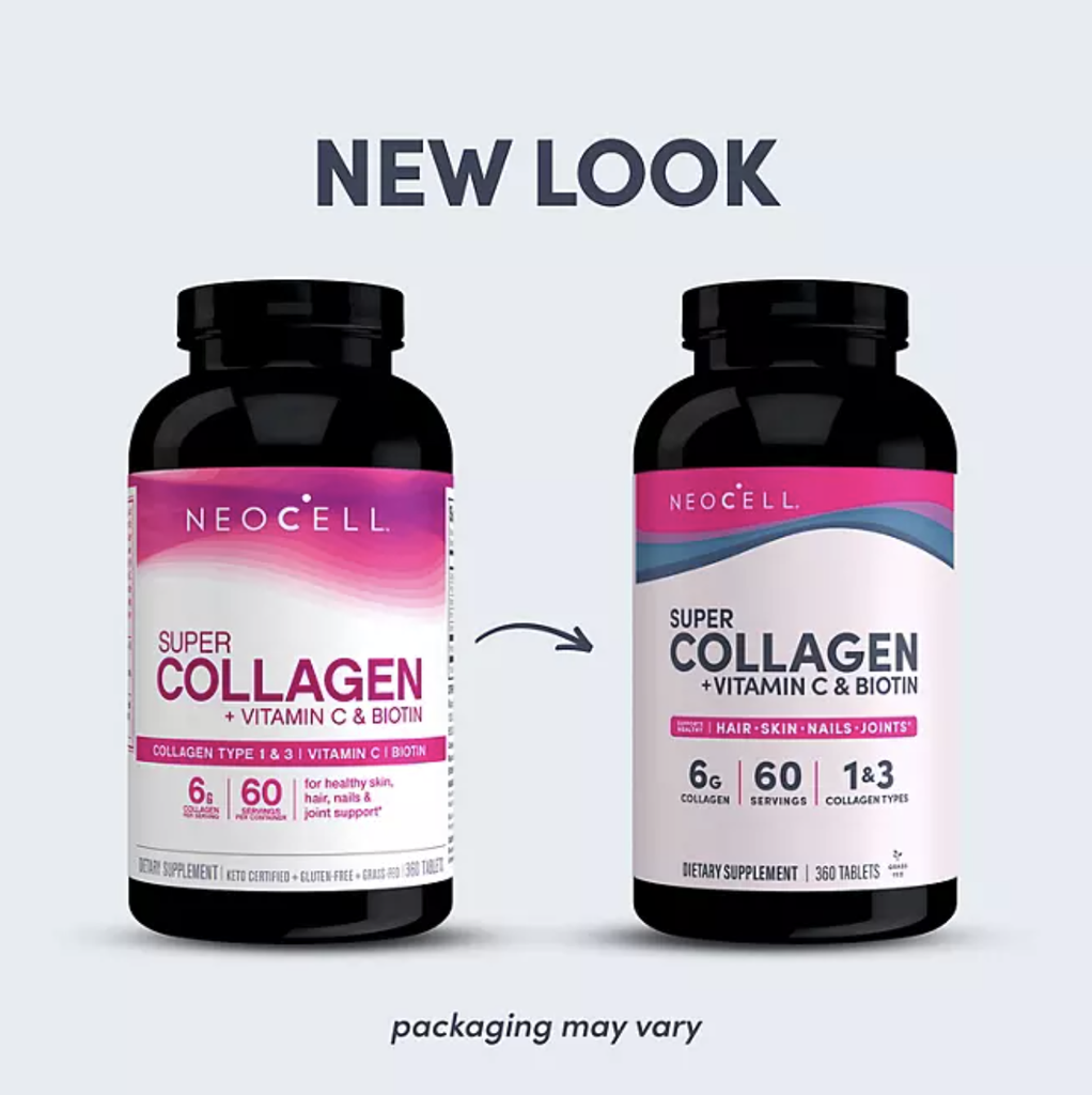 Neocell Super Collagen + Vitamin C & Biotin Type 1&3 360 viên (Mỹ)