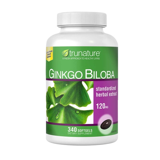 [096619132072] Viên uống bổ não Trunature Ginkgo 340 viên 